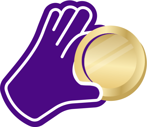 Hand coin
